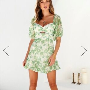 HELLO MOLLY DRINKING GAMES DRESS GREEN